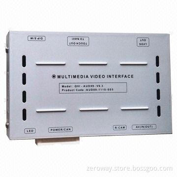 Car Video Interface, Fit for Audi A1/A4/A5/A6/A8/Q3/Q5/Q7, with 7-inch Original Screen